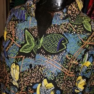 VINTAGE 2 Piece DEE DEE'S Tacky Fish Outfit